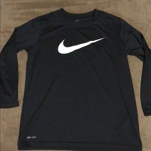 Boys Nike dri-fit long sleeve